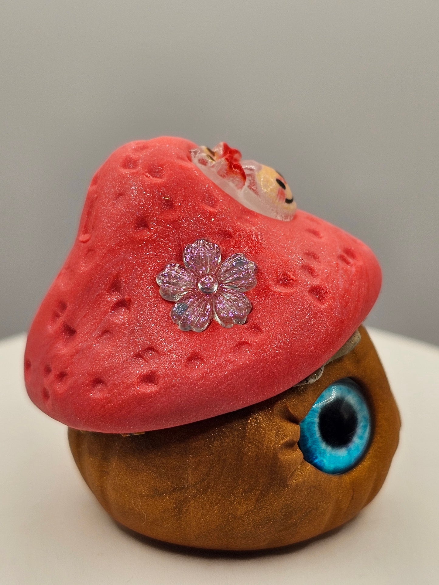 Mushie with Labubu Charm #1