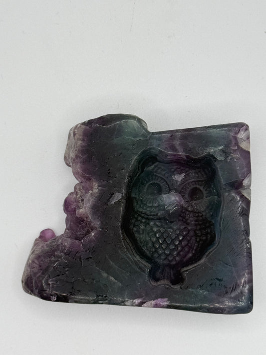 Fluorite Owl